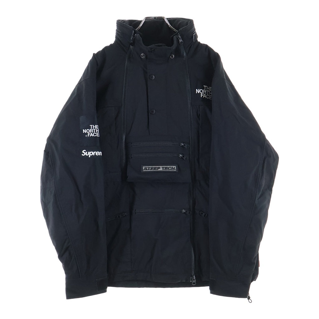SUPREME(シュプリーム) 16SS ×THE NORTH FACE STEEP TECH HOODED JACKET NP016011 ×ザノースフェイス スティープテック フードジャケット ブラック