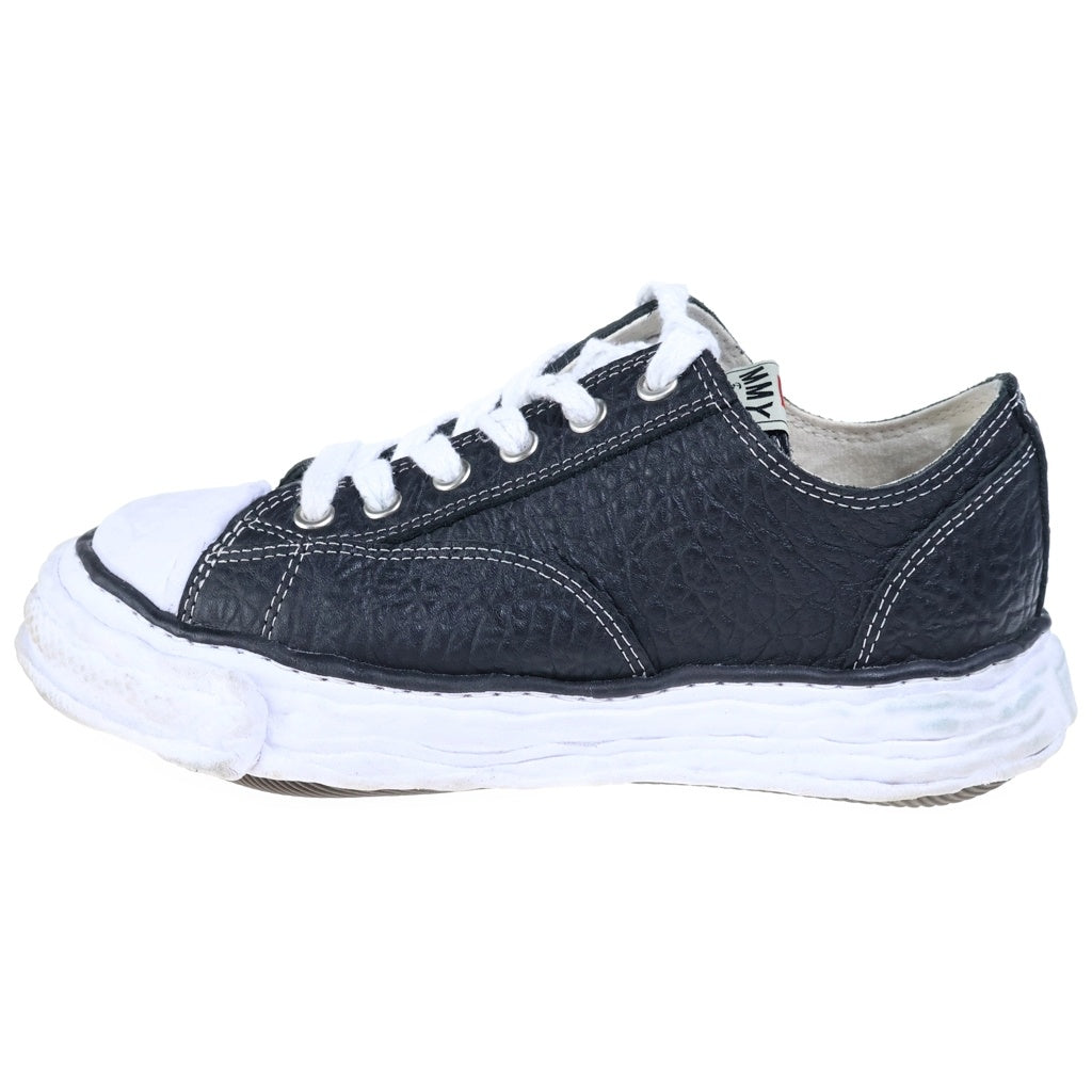 MAISON MIHARAYASUHIRO(メゾンミハラヤスヒロ) PETERSON23 OG Sole Monster Leather Low-top Sneaker A15FW723 ピーターソン23 オリジナルソールモンスターレザーローカットスニーカー ブラック/ホワイト