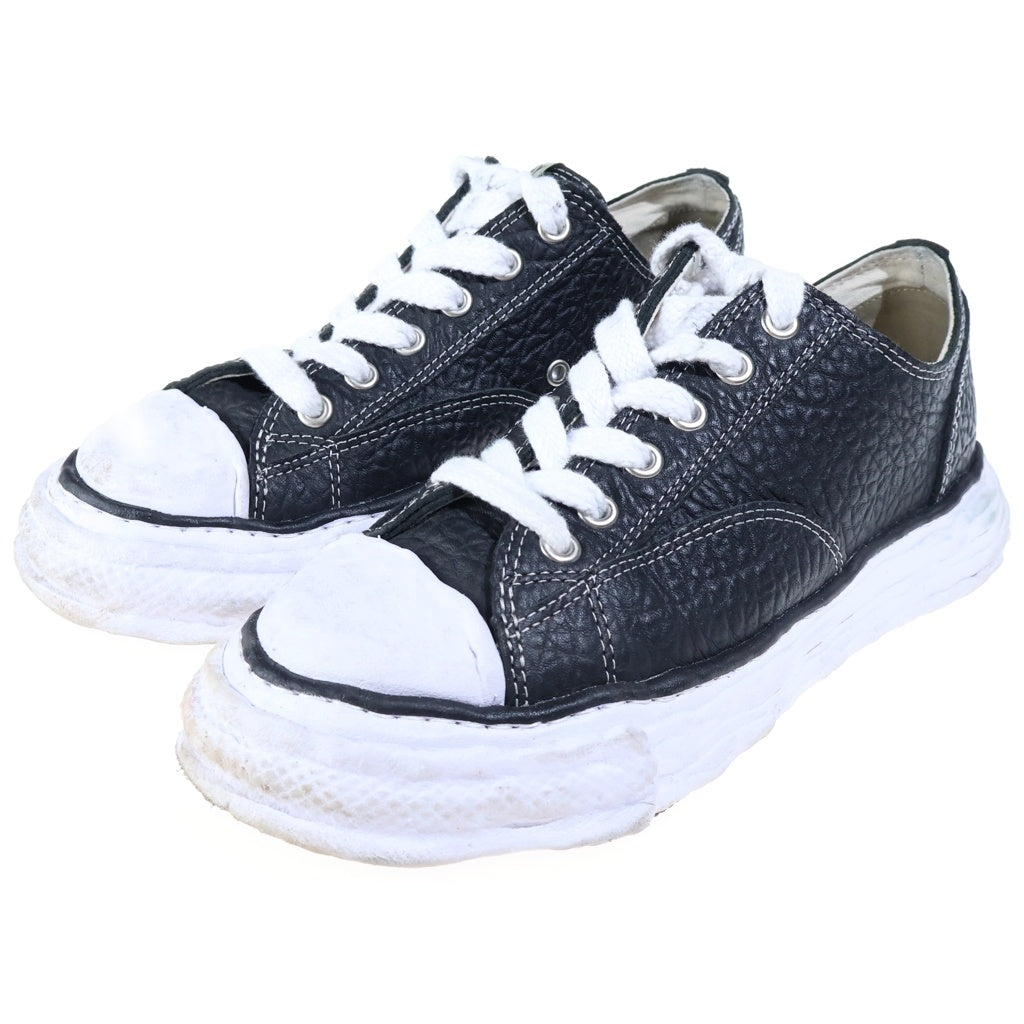 MAISON MIHARAYASUHIRO(メゾンミハラヤスヒロ) PETERSON23 OG Sole Monster Leather Low-top Sneaker A15FW723 ピーターソン23 オリジナルソールモンスターレザーローカットスニーカー ブラック/ホワイト