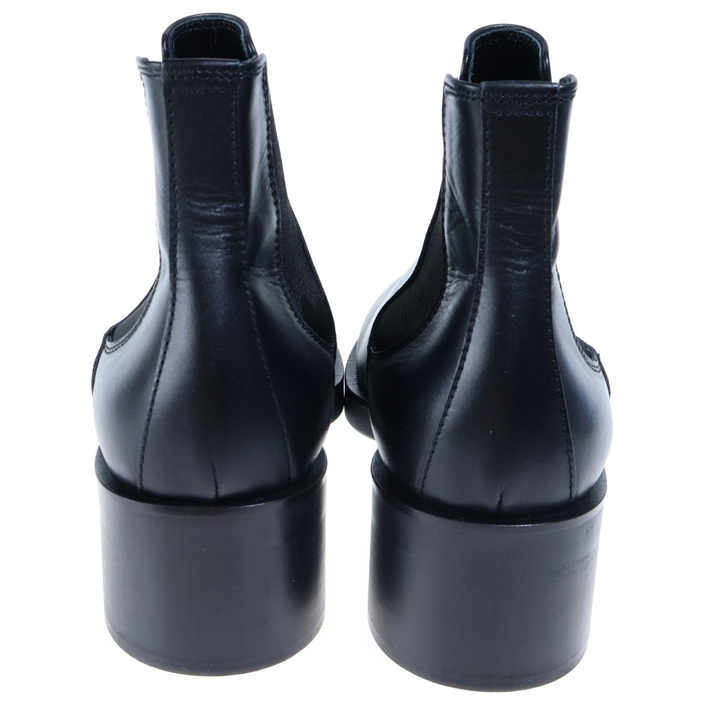 PADRONE(パドローネ) BL SIDE GORE BOOTS ヒール サイドゴアブーツ ブラック PU8394-1101