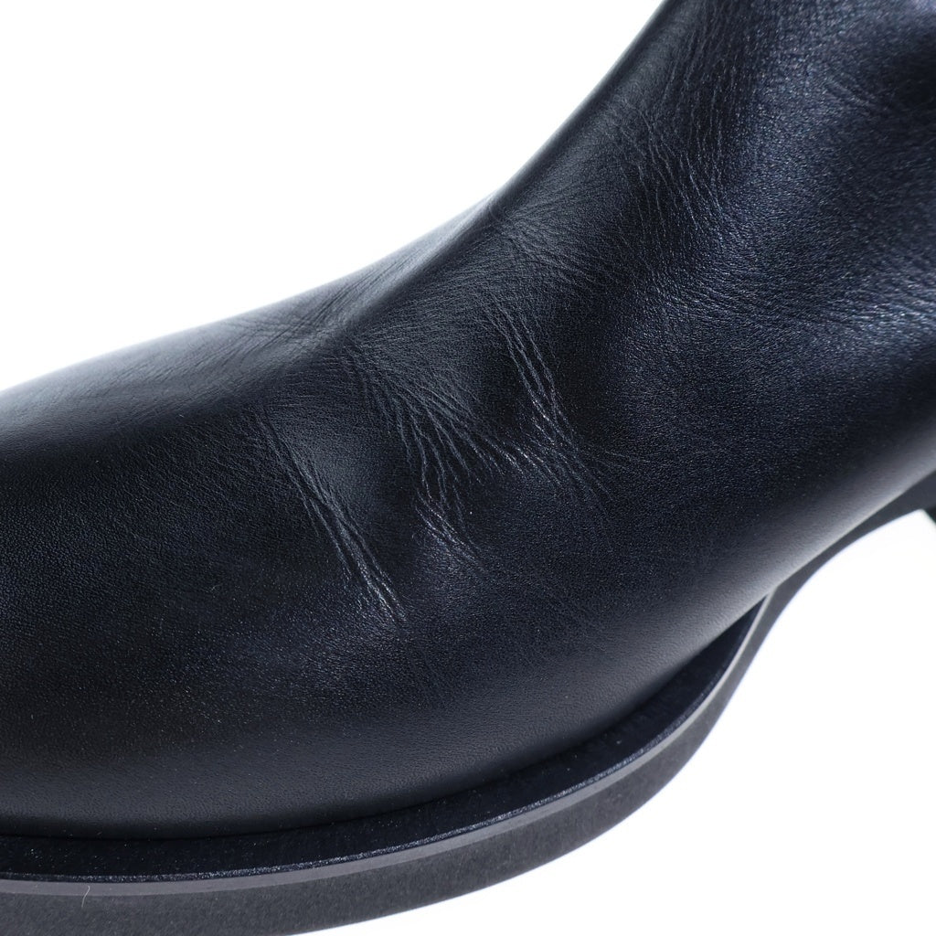 PADRONE(パドローネ) BL SIDE GORE BOOTS ヒール サイドゴアブーツ ブラック PU8394-1101