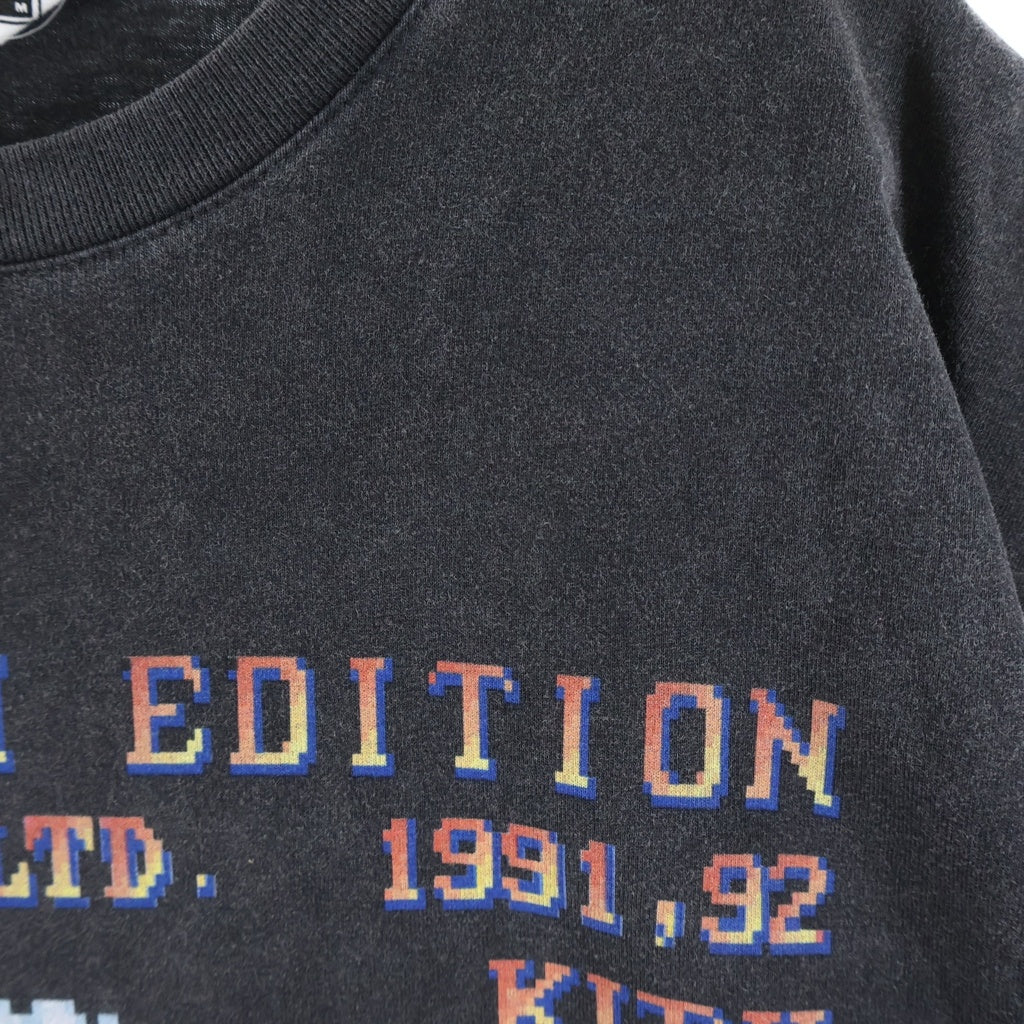 KITH(キス) 25AW ×Capcom Champion Edition Vintage Tee カプコン チャンピオンエディション プリントデザイン クルーネック 半袖Tシャツ カットソー ブラック 25-073-060-0106-4-0