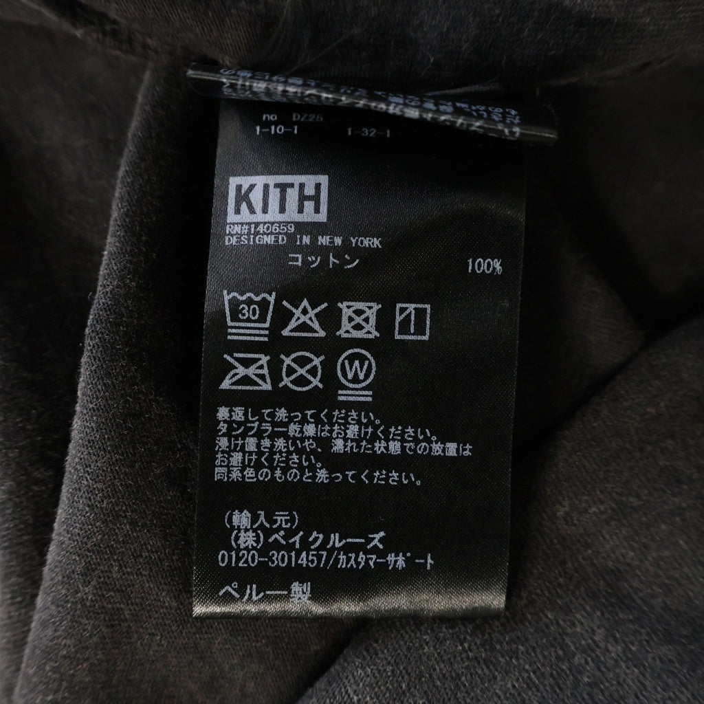 KITH(キス) 25AW ×Capcom Champion Edition Vintage Tee カプコン チャンピオンエディション プリントデザイン クルーネック 半袖Tシャツ カットソー ブラック 25-073-060-0106-4-0