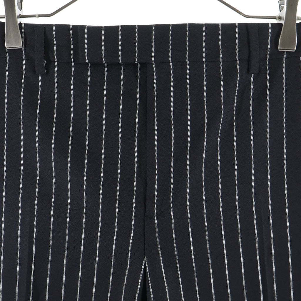 CELINE(セリーヌ) STRIPE SLACKS PANTS ストライプスラックスパンツ ブラック 2P085964C