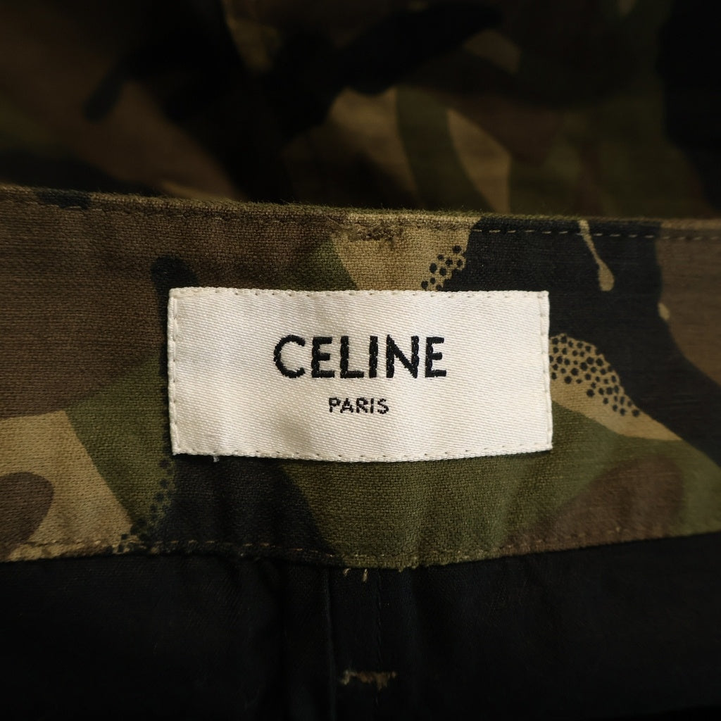 CELINE(セリーヌ) カモフラ ローエッジ カーゴ ハーフパンツ ショーツ 2Z400073M マルチ