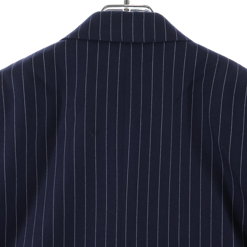 CELINE(セリーヌ) ストライプ ウール ボクシー ジャケット 2V16H399U ネイビー