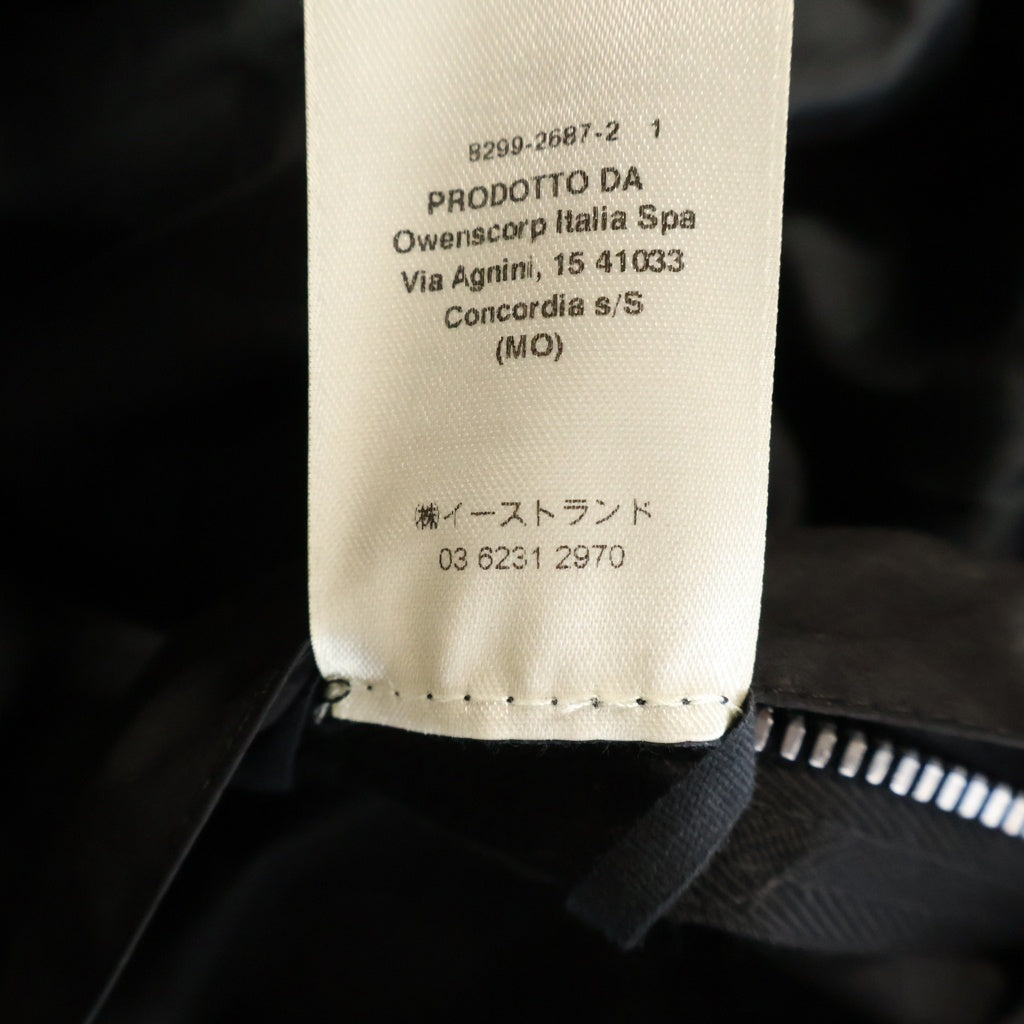 Rick Owens(リックオウエンス) 17SS ビスコースウールフライトジャケット ブルゾン ジップアップ ブラック RU17S9792-WL