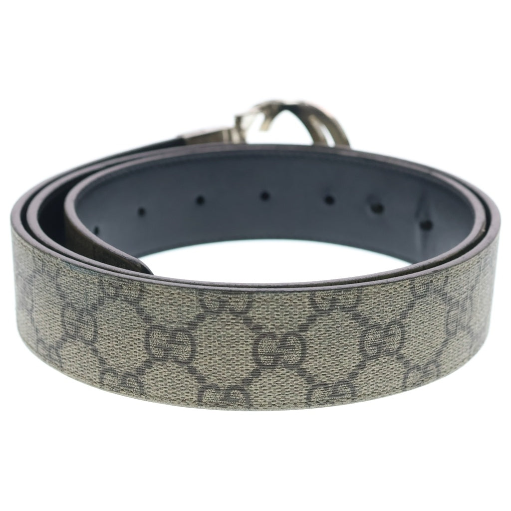 GUCCI(グッチ) Interlocking Belt インターロッキング G レザーベルト ベージュ 473030