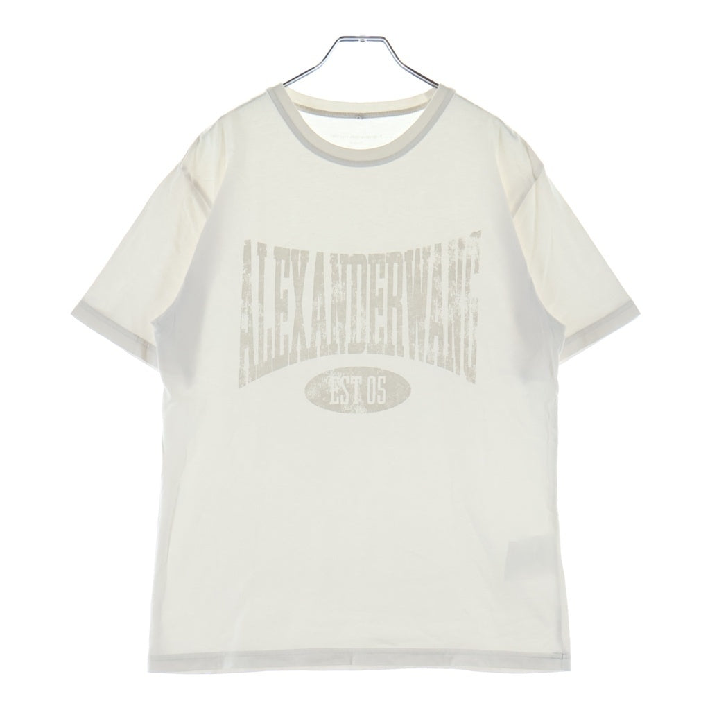 ALEXANDER WANG(アレキサンダーワン) Distressed T-Shirt 半袖Tシャツ ホワイト