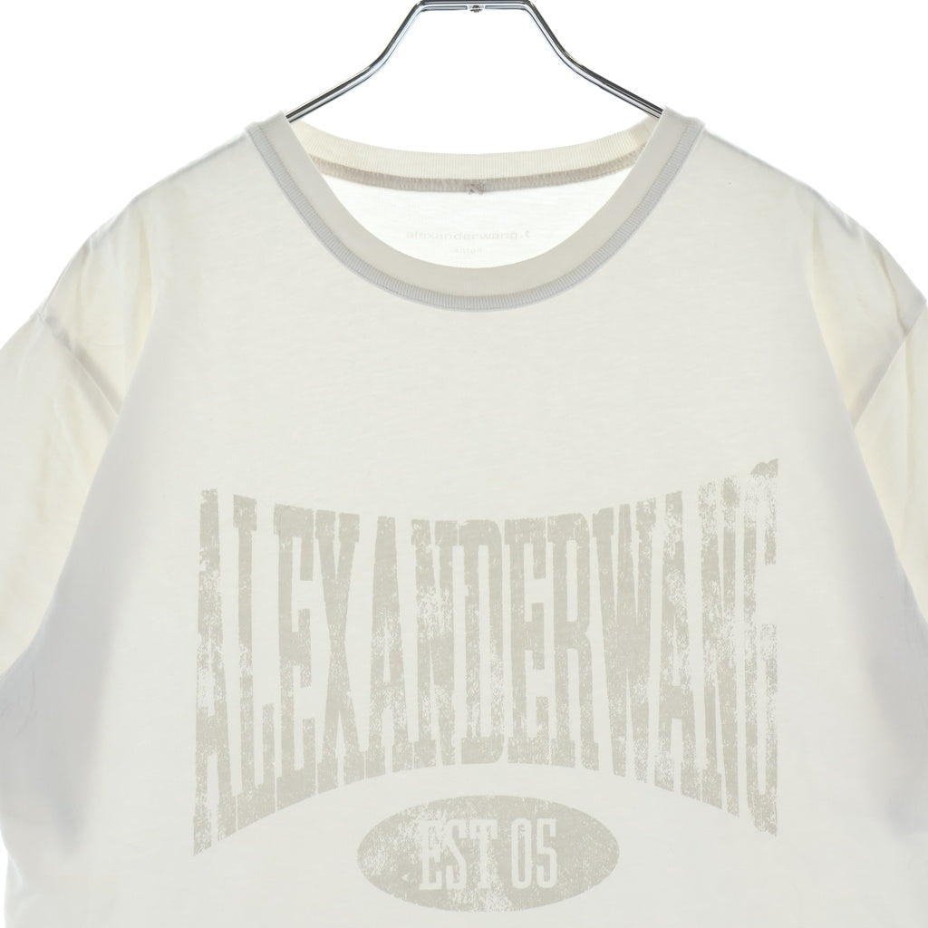 ALEXANDER WANG(アレキサンダーワン) Distressed T-Shirt 半袖Tシャツ ホワイト