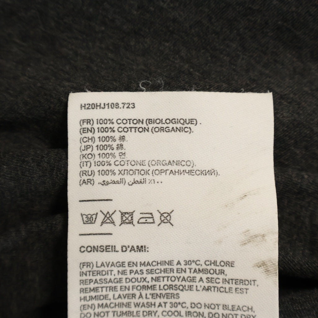 AMI Alexandre Mattiussi(アミアレクサンドルマテュッシ) T-Shirt ハートロゴ刺繍 半袖Tシャツ グレー H20HJ108.723