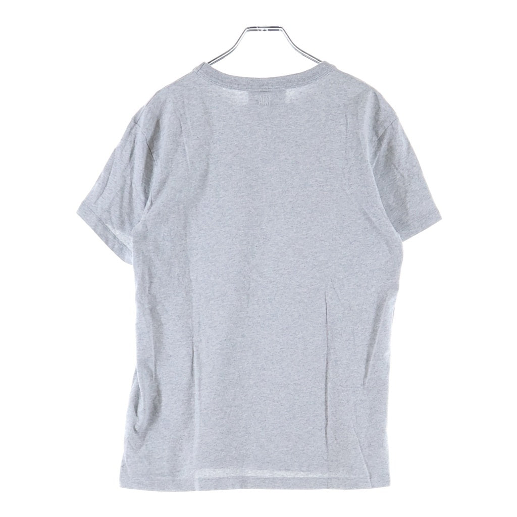 AMI Alexandre Mattiussi(アミアレクサンドルマテュッシ) T-Shirt ハートロゴ刺繍 半袖Tシャツ グレー H18J106.720