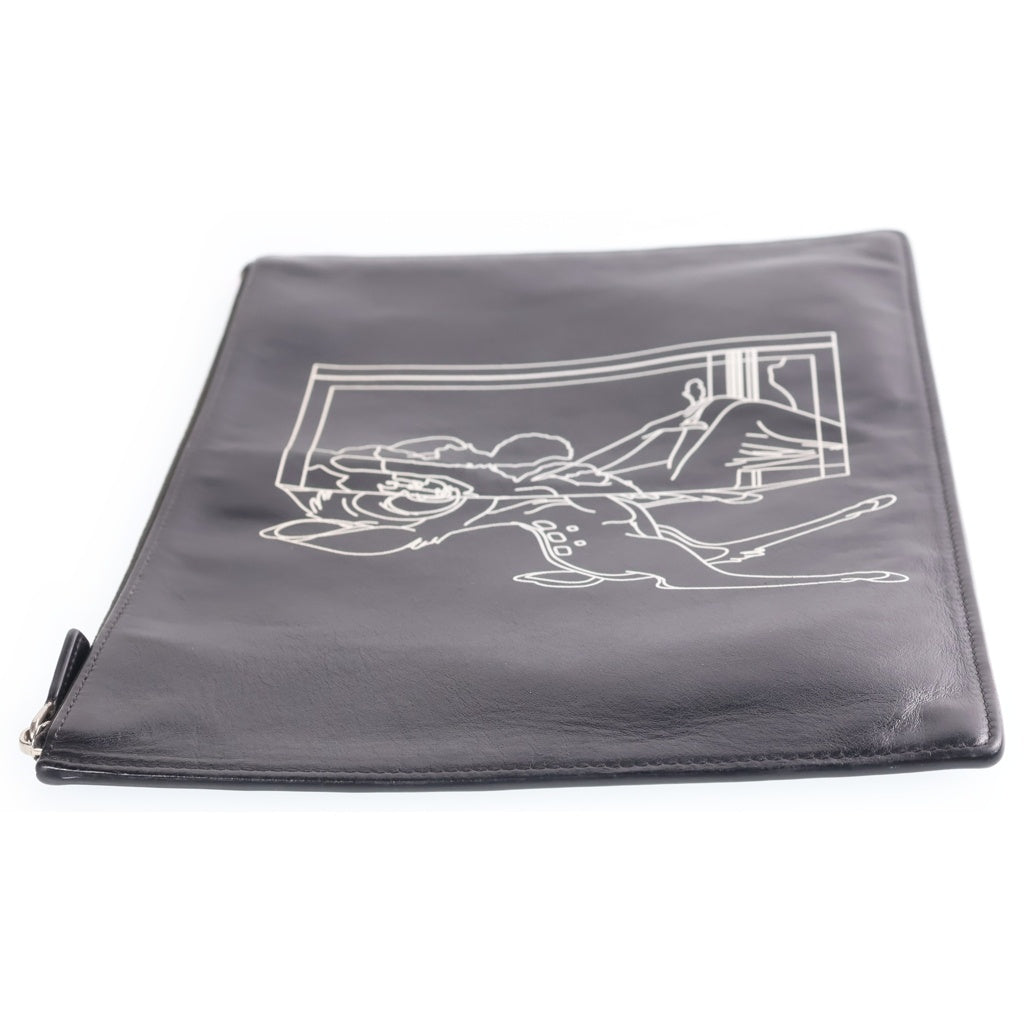 GIVENCHY(ジバンシィ) Bambi Clutch Bag バンビ レザークラッチバッグ ブラック