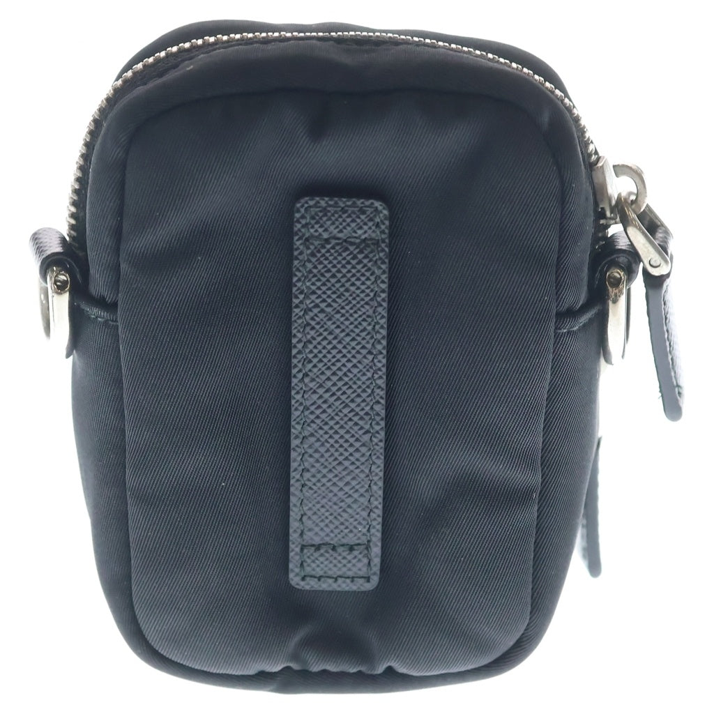 PRADA(プラダ) Re-Nylon Shoulder Bag Pouch リナイロン トライアングルロゴ ショルダーポーチ ショルダーバッグ ブラック 2ZT024