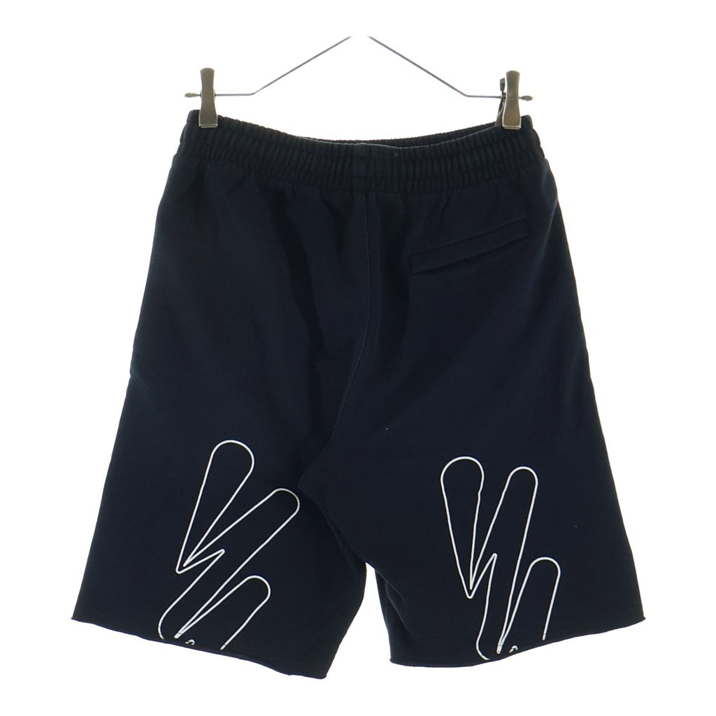 OFF-WHITE(オフホワイト) Sweat Shorts スウェットハーフパンツ ショーツ ブラック OMCI006C99FLE009