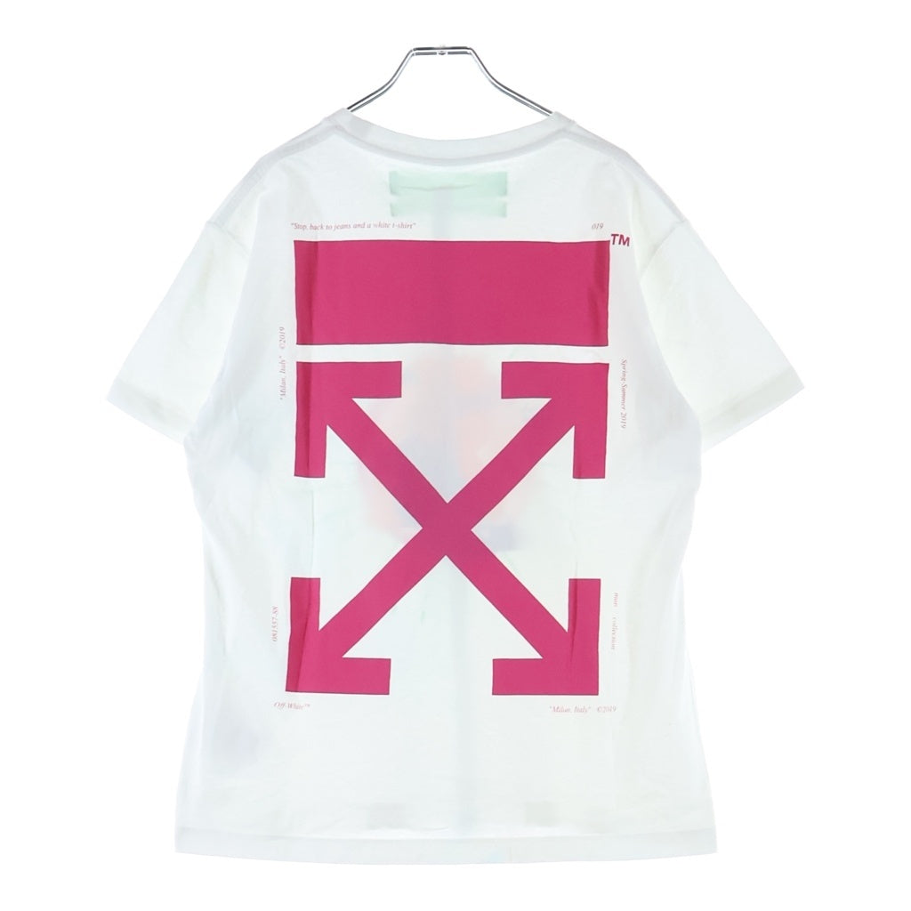OFF-WHITE(オフホワイト) 19SS Bart Simpson T-Shirt シンプソンズ 半袖Tシャツ ホワイト OMAA036S19185003
