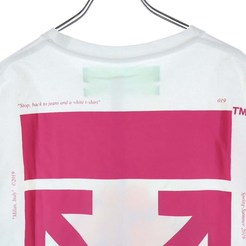 OFF-WHITE(オフホワイト) 19SS Bart Simpson T-Shirt シンプソンズ 半袖Tシャツ ホワイト OMAA036S19185003