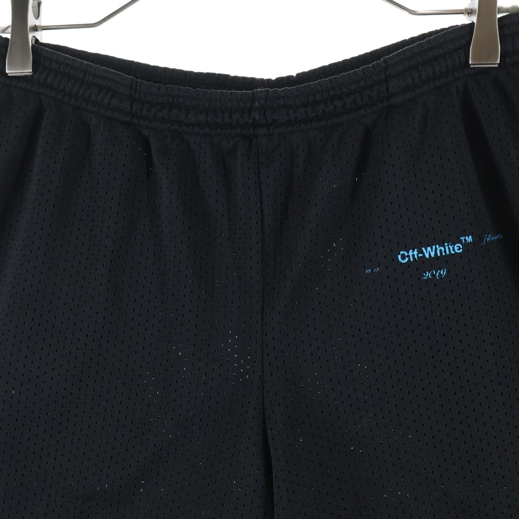 OFF-WHITE(オフホワイト) 18AW Mesh Shorts メッシュショーツ ハーフパンツ ブラック OMCI005F18017032
