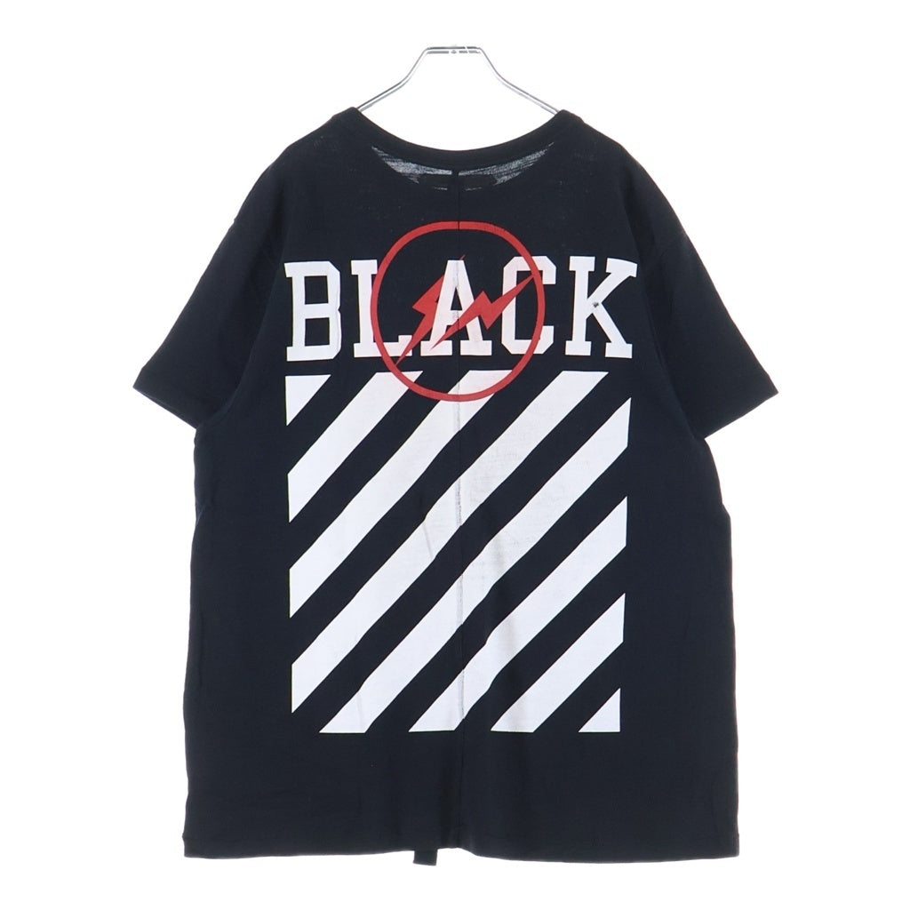 OFF-WHITE(オフホワイト) 16SS Fragment T-Shirt フラグメントデザイン 半袖Tシャツ ブラック