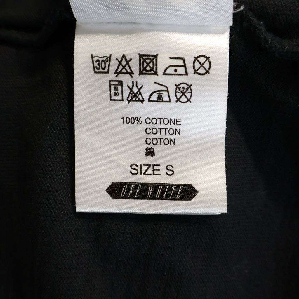 OFF-WHITE(オフホワイト) 16SS Fragment T-Shirt フラグメントデザイン 半袖Tシャツ ブラック