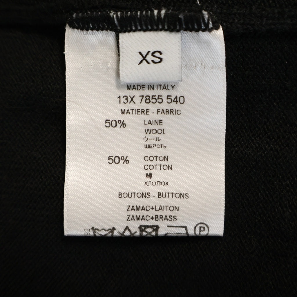 GIVENCHY(ジバンシィ) Knit T-Shirt オーバーサイズ ニット半袖Tシャツ ブラック 13X 7855 540