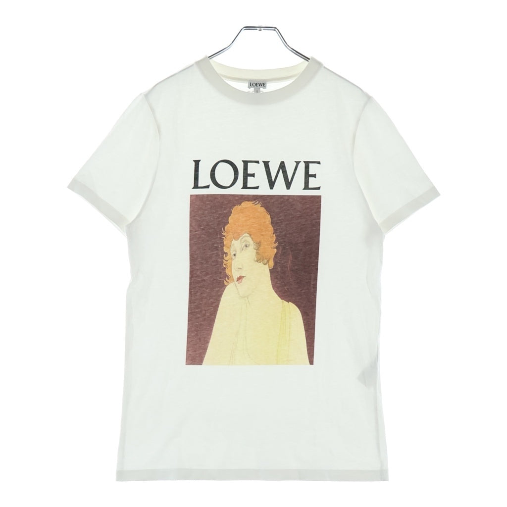 LOEWE(ロエベ) Portrait T-Shirt アナグラム 半袖Tシャツ ホワイト S6199722CR