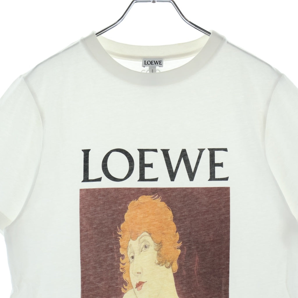 LOEWE(ロエベ) Portrait T-Shirt アナグラム 半袖Tシャツ ホワイト S6199722CR