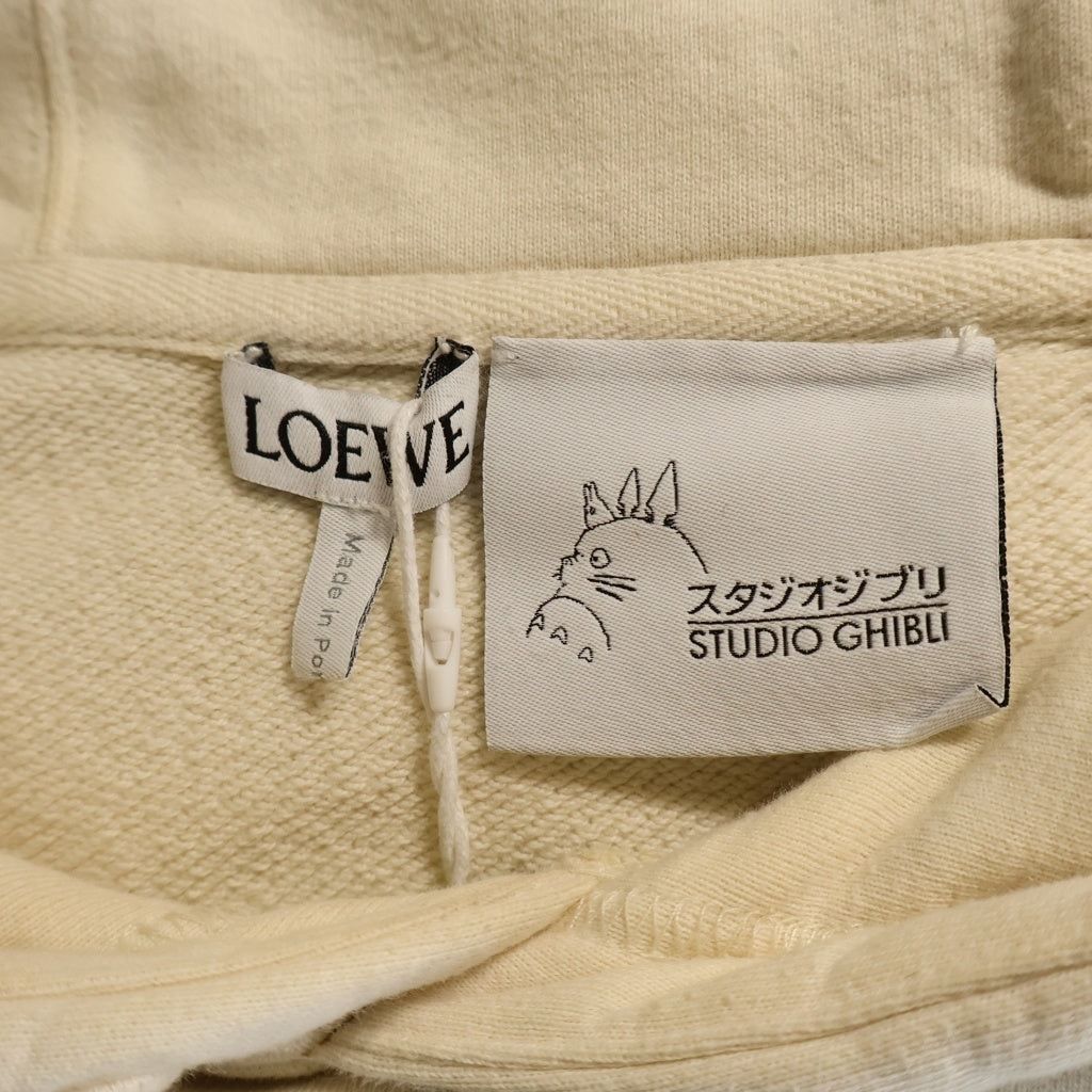 LOEWE(ロエベ) ×スタジオジブリ 千と千尋の神隠し オオトリ様 プルオーバースウェットパーカー フーディー ベージュ S928Y25X02