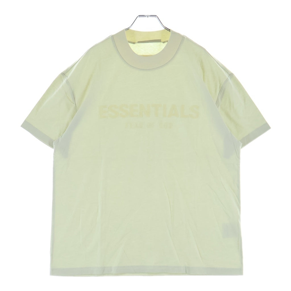 FEAR OF GOD ESSENTIALS(フィアオブゴッド エッセンシャルズ) S/S T-SHIRT ラバーロゴ 半袖Tシャツ アイボリー