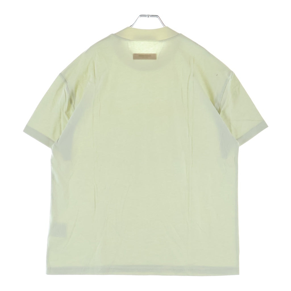 FEAR OF GOD ESSENTIALS(フィアオブゴッド エッセンシャルズ) S/S T-SHIRT ラバーロゴ 半袖Tシャツ アイボリー