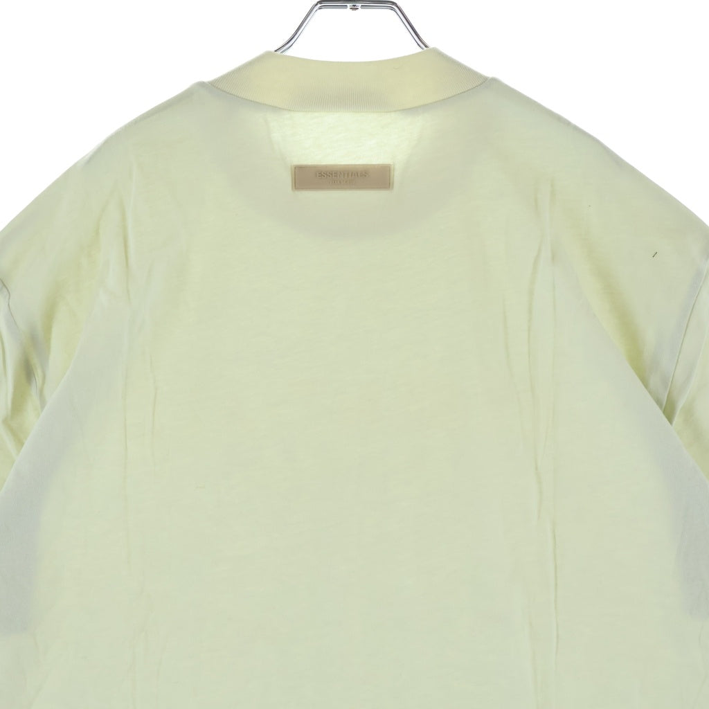 FEAR OF GOD ESSENTIALS(フィアオブゴッド エッセンシャルズ) S/S T-SHIRT ラバーロゴ 半袖Tシャツ アイボリー