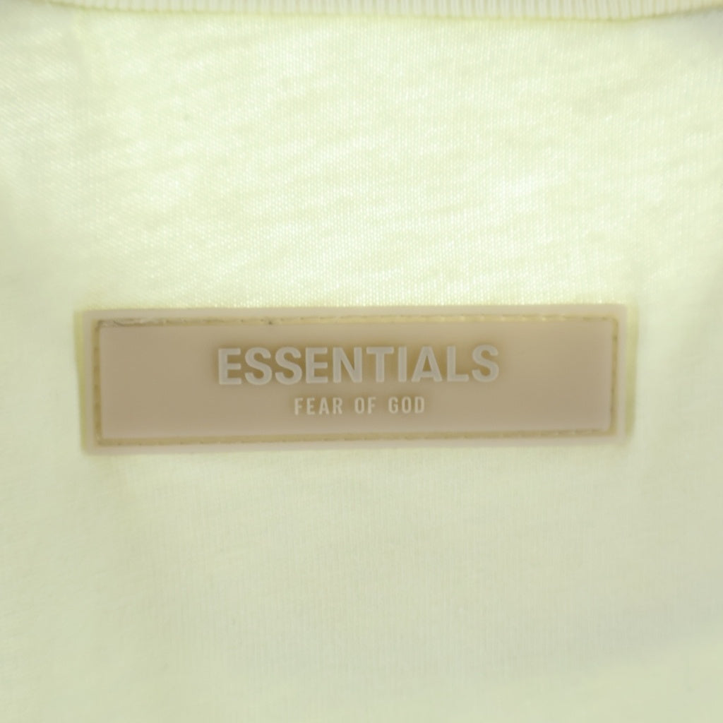 FEAR OF GOD ESSENTIALS(フィアオブゴッド エッセンシャルズ) S/S T-SHIRT ラバーロゴ 半袖Tシャツ アイボリー