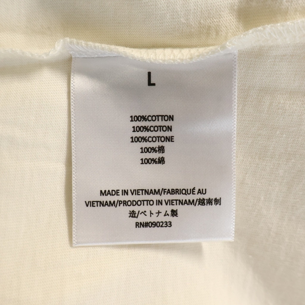 FEAR OF GOD ESSENTIALS(フィアオブゴッド エッセンシャルズ) S/S T-SHIRT ラバーロゴ 半袖Tシャツ アイボリー