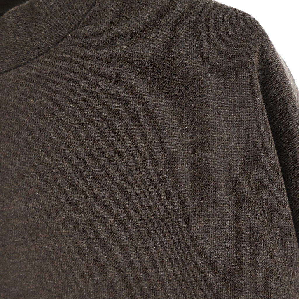 FEAR OF GOD ESSENTIALS(フィアオブゴッド エッセンシャルズ) HEAVY T-SHIRT ヘビーオンス ラバーロゴ 長袖Tシャツ ブラウン