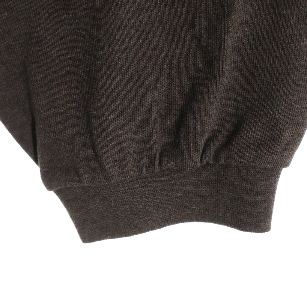 FEAR OF GOD ESSENTIALS(フィアオブゴッド エッセンシャルズ) HEAVY T-SHIRT ヘビーオンス ラバーロゴ 長袖Tシャツ ブラウン