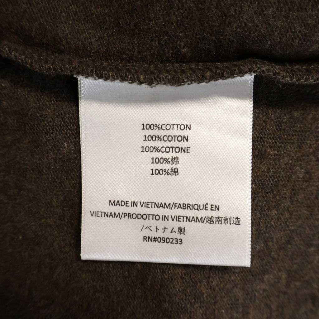 FEAR OF GOD ESSENTIALS(フィアオブゴッド エッセンシャルズ) HEAVY T-SHIRT ヘビーオンス ラバーロゴ 長袖Tシャツ ブラウン