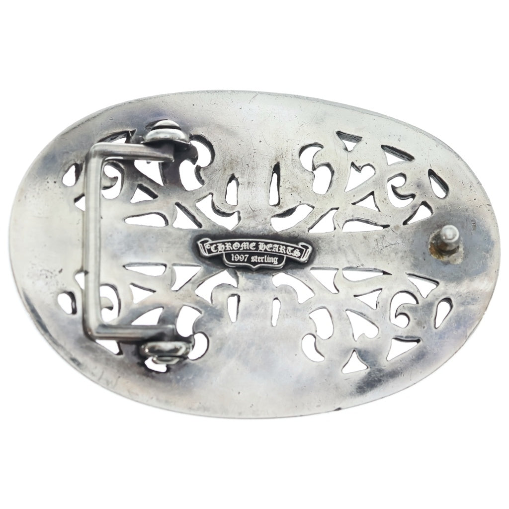 CHROME HEARTS(クロムハーツ) BUCKL OVAL LG CROSS バックルオーバル クロス エクストララージ シルバー