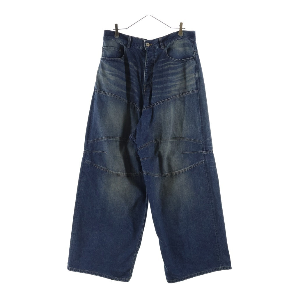 BALENCIAGA(バレンシアガ) George V Denim Baggy Pants ドローコード バギーデニムパンツ インディゴ 814161TRW62 814161 TRW62