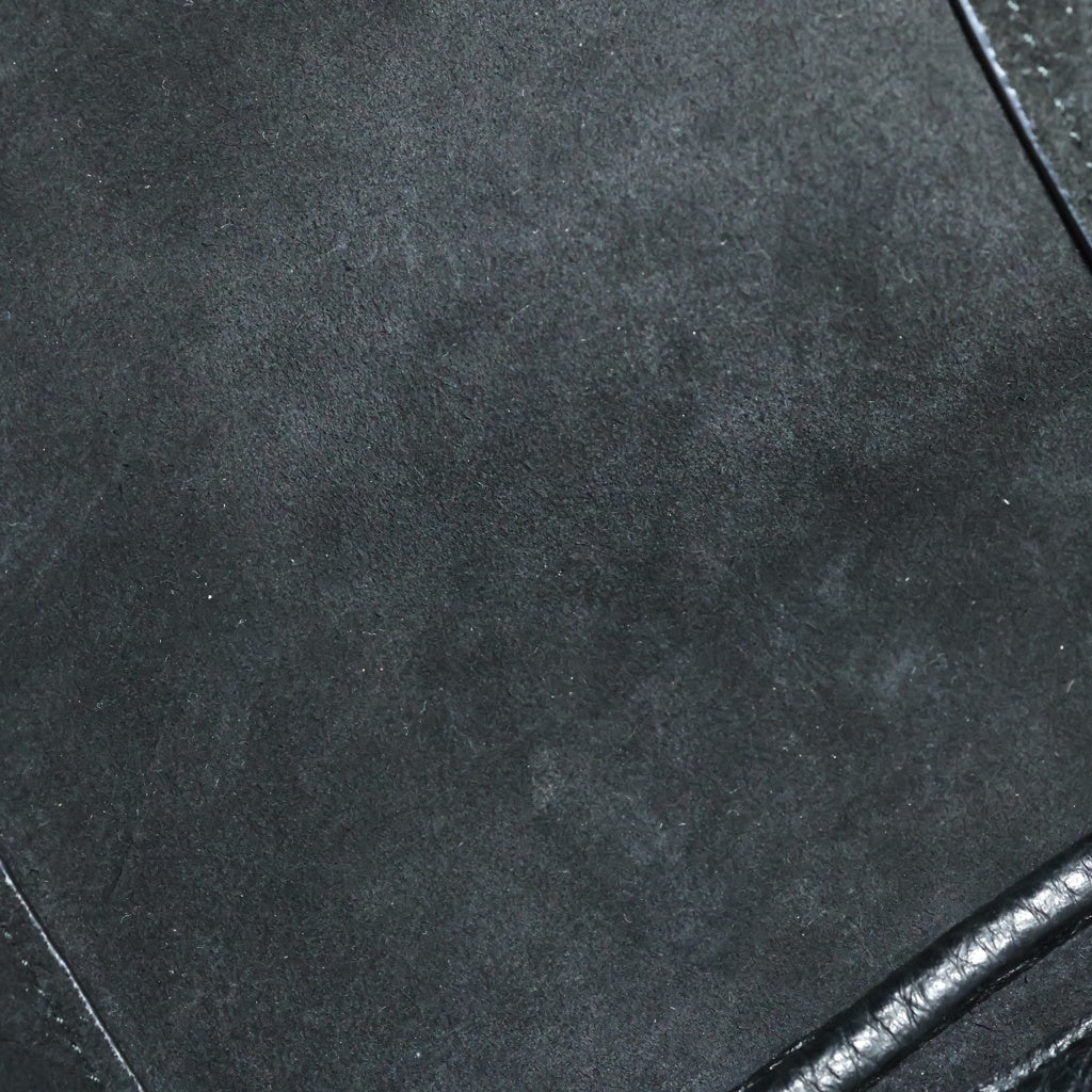 SAINT LAURENT PARIS(サンローランパリ) LE 5 A 7 ル サンカセット ベイビーベア グレインレザー2WAY ショルダーバッグ ブラック レディース