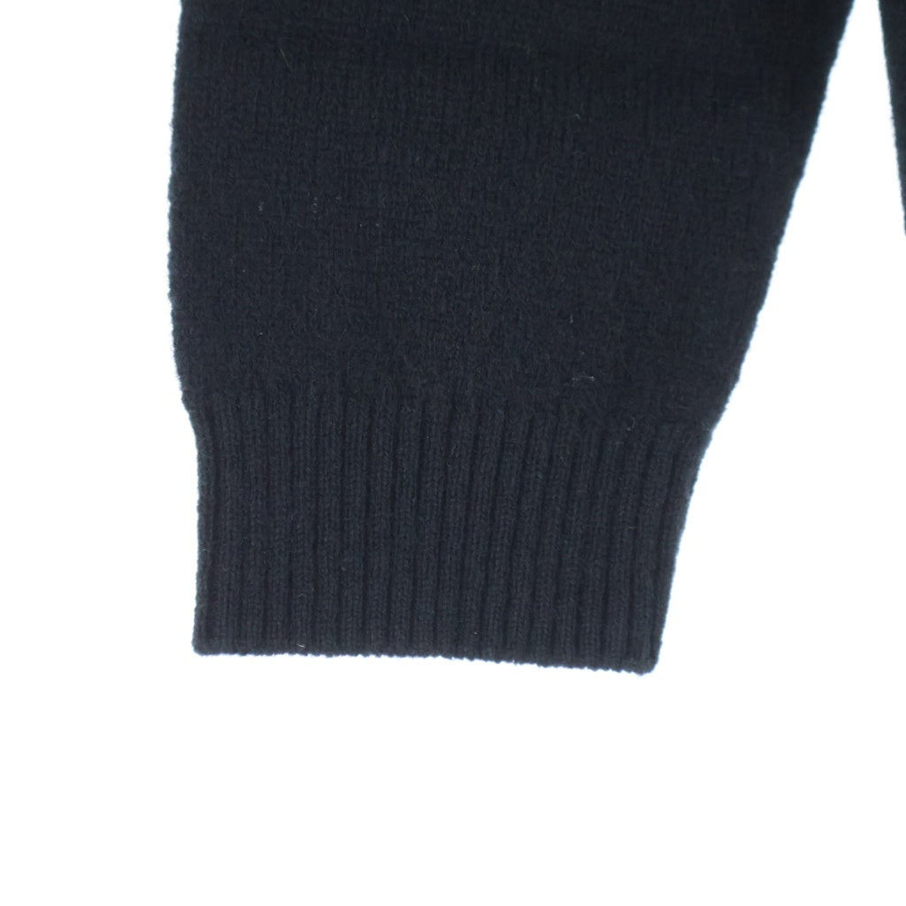 HUMAN MADE(ヒューマンメイド) x KAWS Made Knit Sweater Kids ×カウズ ロゴニット セーター キッズ ブラック XX26CS005
