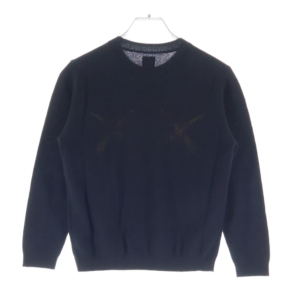 HUMAN MADE(ヒューマンメイド) x KAWS Made Knit Sweater Kids ×カウズ ロゴニット セーター キッズ ブラック XX26CS005