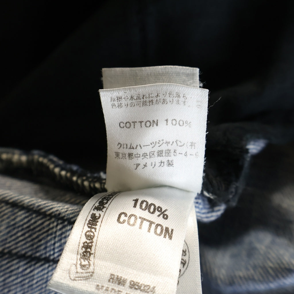 CHROME HEARTS(クロムハーツ) OLD 5PKT DENIM PANTS オールド クロスボール ボタンフライ デニムパンツ インディゴ