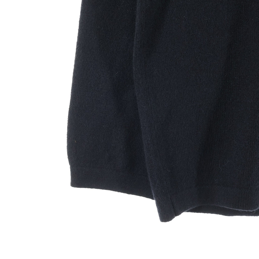 CHROME HEARTS(クロムハーツ) OLD CASHMERE KNIT SWEATER オールド バックホースシュープリント クルーネック カシミヤニットセーター ブラック