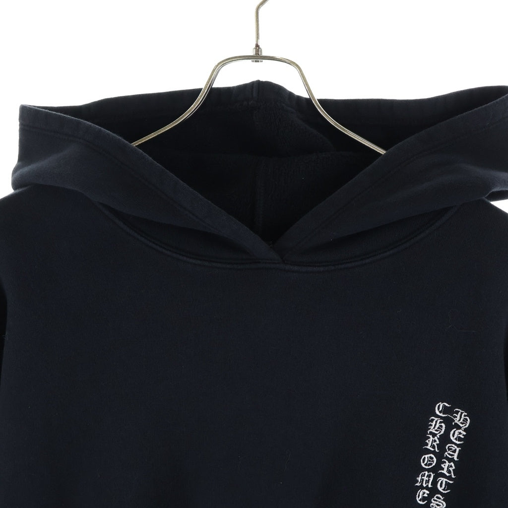 CHROME HEARTS(クロムハーツ) GRP Y NOT HOODIE ロゴ刺繍 プルオーバースウェットパーカー フーディー ブラック