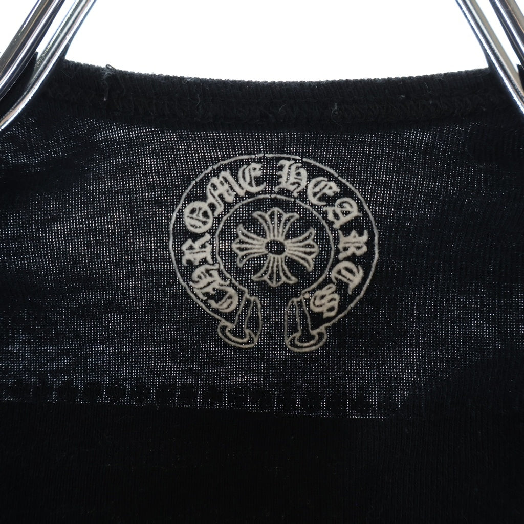 CHROME HEARTS(クロムハーツ) ROMPERS アメリカンフラッグ ヴァインダガー ロンパース ベビー服 ブラック キッズ