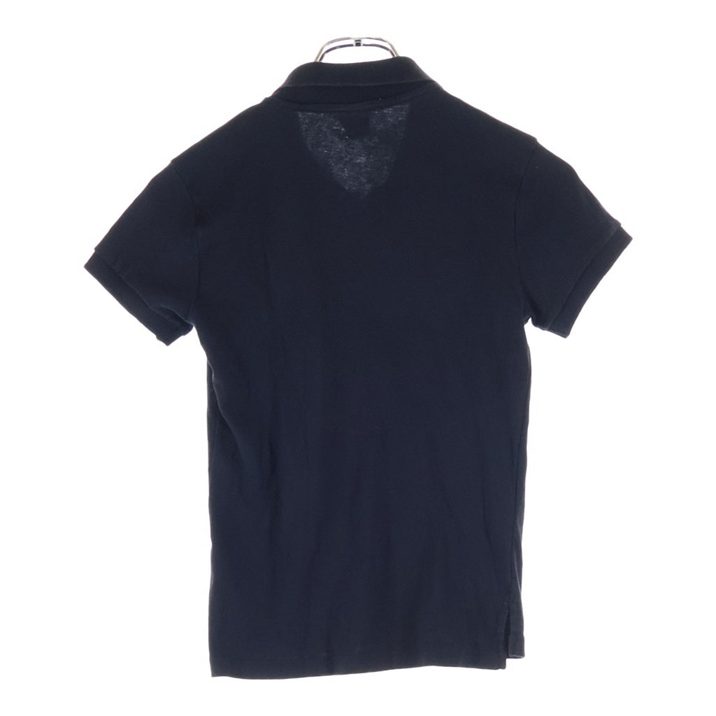 CHROME HEARTS(クロムハーツ) POLO SHIRT クロスボールボタン 半袖ポロシャツ ブラック レディース