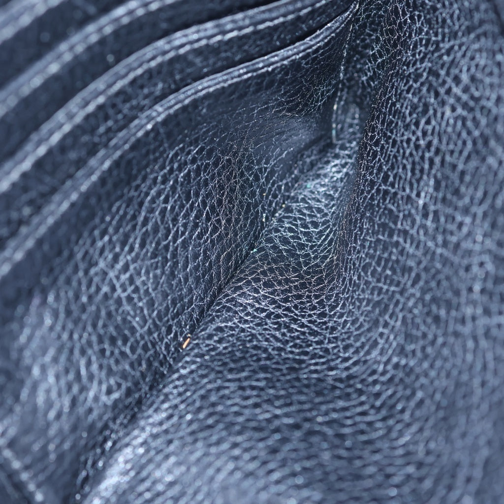 CHROME HEARTS(クロムハーツ) 2SIDE ZIP CEM セメタリークロスパッチ 2サイドジップ レザーウォレット 財布 ブラック