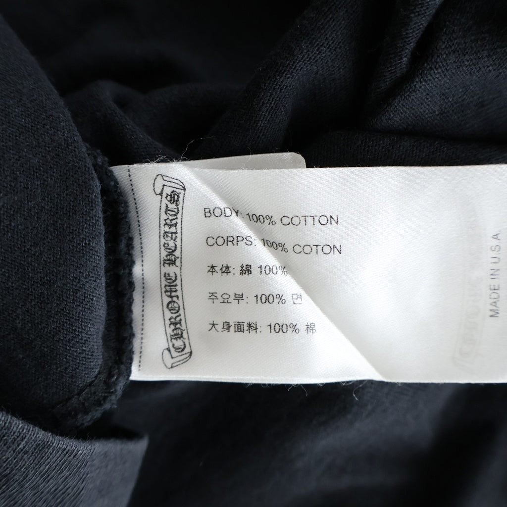 CHROME HEARTS(クロムハーツ) ×MATTY BOY LINK SEX RECORDS LONG SLEEVE TEE ×マッティボーイ PPO リンク セックスレコード ロングスリーブカットソー Tシャツ ブラック
