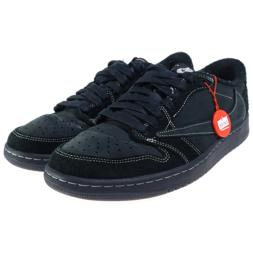 NIKE(ナイキ) ×TRAVIS SCOTT AIR JORDAN 1 LOW OG SP BLACK PHANTOM エアジョーダン1 ブラックファントム ローカットスニーカー ブラック US9.5/27.5cm DM7866-001