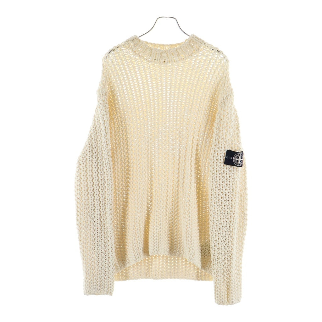 STONE ISLAND(ストーンアイランド) UV-REACTIVE KNIT ユーブイ リアクティブ ニット ホワイト K1S155100057S00W1